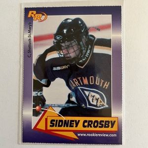 2003 Sidney Crosby Rookie Review rookie Card #56